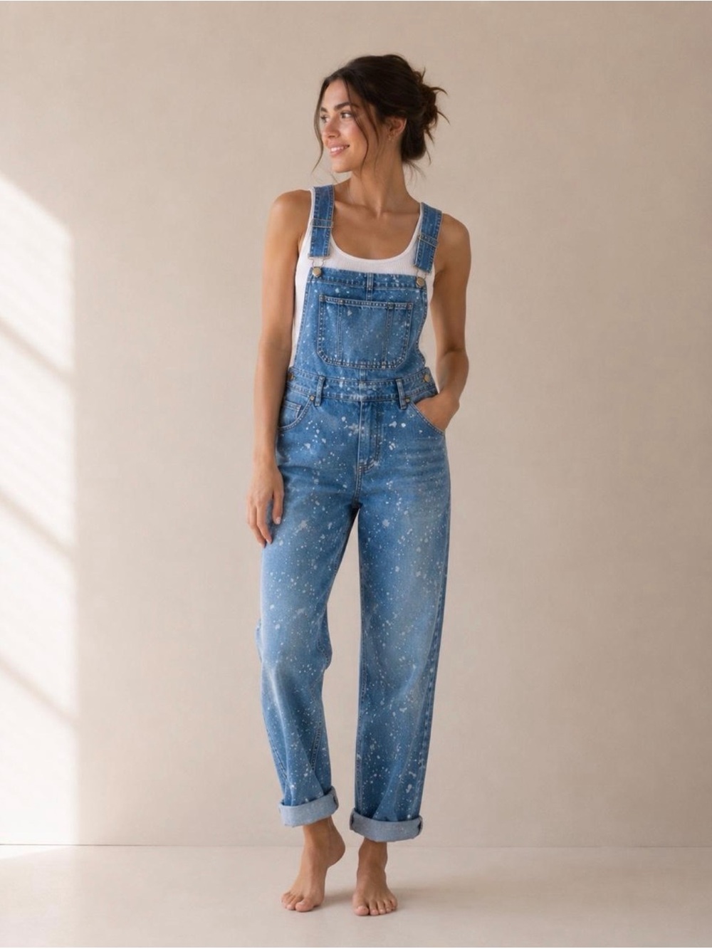 We The Free Splatter Ziggy Overalls